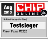 Testlogo: Canon PIXMA MX925 - Chip online Testsieger
