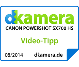 Test dkamera: Video-Tipp für Canon PowerShot SX700 HS